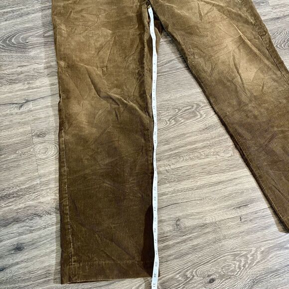 Polo Ralph Lauren Pants Mens 36X32 Brown Corduroy Stretch Classic Fit Preppy - Picture 7 of 13